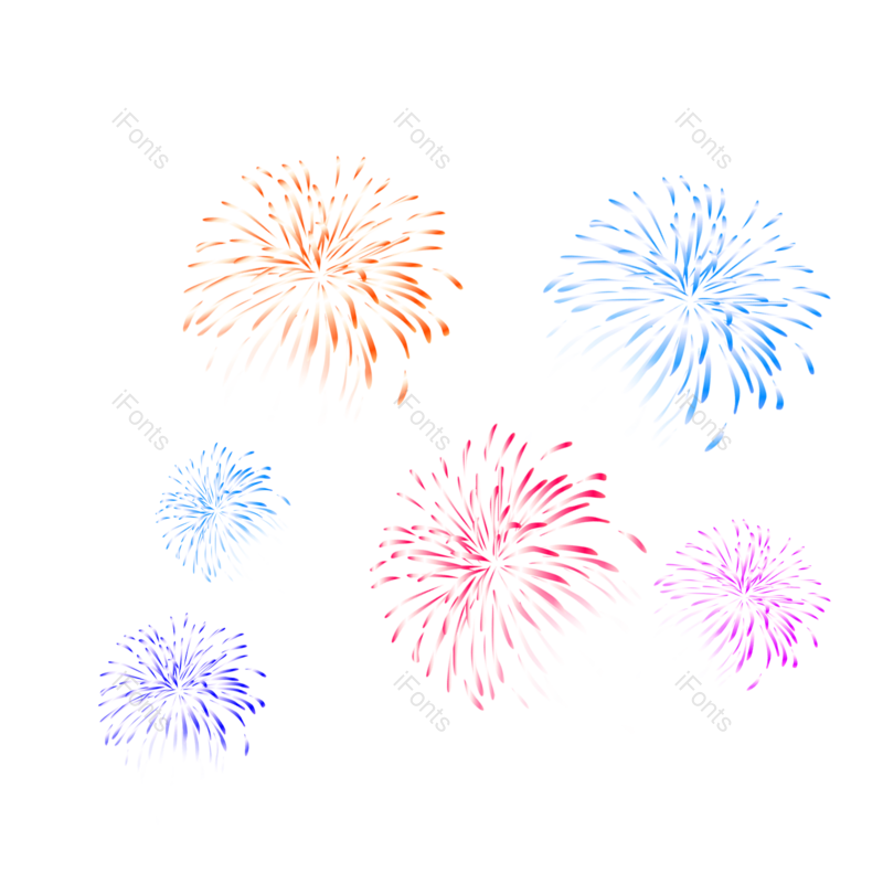 喜庆图片,烟花元素,庆祝PNG,新年免抠素材